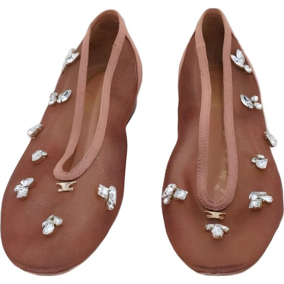 Circus NY Tina Jewel Embellished Ballet Flats Cinnamon Sugar US 8.5M EU 39 - Picture 5 of 6